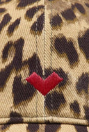 Panterprint pet met hartje dace52