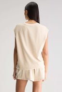 Licht beige top mattias