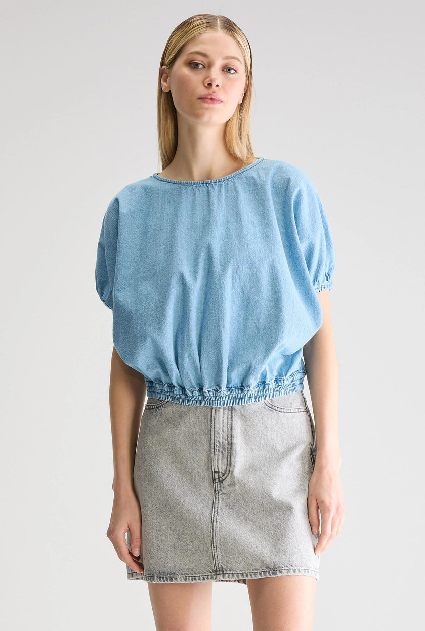 Wilma Blouse in Denim by Bellerose - Last Ones In Stock - UK 6-10 (EU 34-38) main image 0