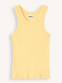 Lichtgele tanktop fikas