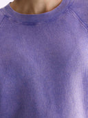 Paarse sweater met relaxed fit fella