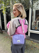 Reversible teddy tasje hanomy