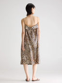 Midi jurk met luipaardprint tokyo