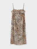 Midi jurk met luipaardprint tokyo
