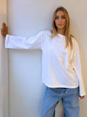 Witte longsleeve alberte