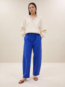 Beige v-hals sweater momo