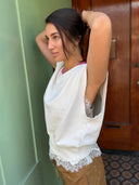 Kanten lace top