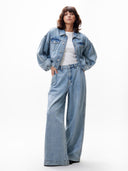 Loose fit denim jacket