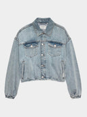 Loose fit denim jacket