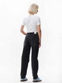 Zwarte barrel fit jeans