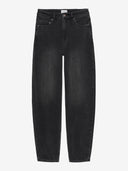 Zwarte barrel fit jeans
