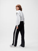 Grijze sweater met schouder details