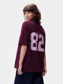 Bordeaux sporty t-shirt