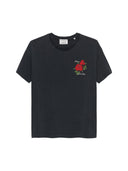 Donkergrijs t-shirt met backprint