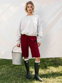 Grijze sweater met open rug
