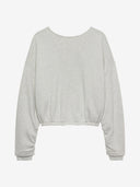 Grijze sweater met open rug