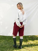 Grijze sweater met open rug