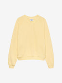 Lichtgele sweater met v-hals