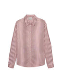 Gestreepte blouse met open rug