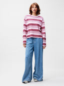 Roze gestreepte longsleeve