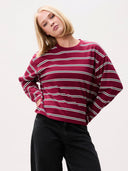 Rood gestreept shirt