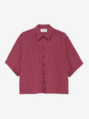 Rood gestreepte blouse