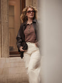 Bruine jacket alexis x Iris Zeilstra