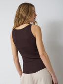 Donkerbruine tanktop clairecc