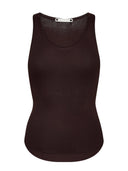 Donkerbruine tanktop clairecc