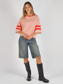 Rood-wit gestreept shirt normacc stripe 87
