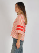Rood-wit gestreept shirt normacc stripe 87