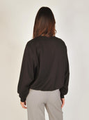 Zwarte sweater montycc balloon sweat