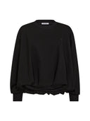 Zwarte sweater montycc balloon sweat