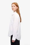 Oversized katoenen blouse