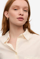 Oversized katoenen blouse