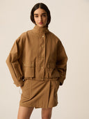 Kort bruin jasje leo