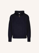 Donkerblauwe schipperstrui beau pullover midnight