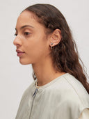 Beige bodywarmer met rits veronica vest