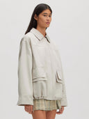 Oversized jacket met flapzakken joana