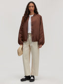 Bruine bomber jacket nada