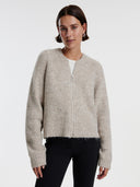 Taupe bomber vest rani