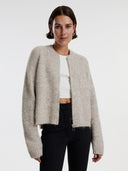 Taupe bomber vest rani