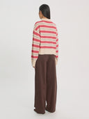 Gestreepte polo top gerit jumper