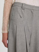 Grijze wijde pantalon marou