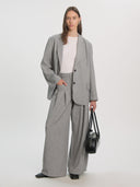 Grijze wijde pantalon marou