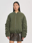 Legergroene bomber jacket zereena