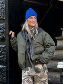Legergroene bomber jacket zereena