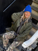 Legergroene bomber jacket zereena