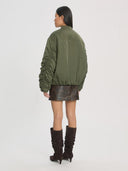 Legergroene bomber jacket zereena