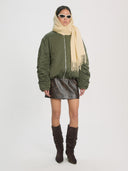Legergroene bomber jacket zereena